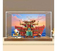Vitrine acrylique transparente pour Lego 75640 Barati Sea Restaurant Boîte de rangement anti-poussière compatible avec 75640 (boîte uniquement) (fond de 3 mm)