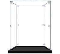 Vitrine Acrylique Transparente pour LG 43217, Boîte de Présentation Antipoussière (sans Modèle de Bloc de Construction) 20x15x30cm