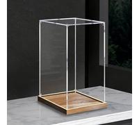 Vitrine Acrylique Vitrine de Présentation pour Trophées en Acrylique Haute Boîte Transparente Boîtes Rangement Plastique(50x50x50cm(20x20x20in))