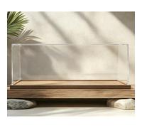 Vitrine Acrylique Vitrine D'exposition en Acrylique Transparent, Longue de 70 à 100 cm - Boîte de Présentation pour Figurines, Alternative au Verre Protection UV(60x50x50cm/24x20x20in)