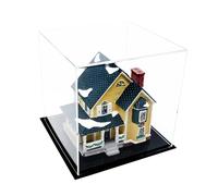 Vitrine Acrylique, Vitrine Exposition Transparent, Vitrine Figurine, Vitrine pour Collection, Vitrine Voiture Miniature pour Figurines, Jouets, Objets de Collection, Noir (30x70x50cm)