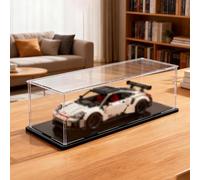 Vitrine Acrylique Vitrine Longue Personnalisable Acrylique, Vitrine Transparente Acrylique Pour Maquettes Voitures, Boîte Rangement Empilable Figurines(30x15xH30cm/12x6x12in)