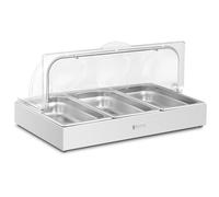 Vitrine pour buffet - 3 x 2,6 l - Royal Catering - 535 x 335 x 250 mm RCCD-RC-03