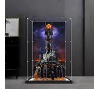 Vitrine anti-poussière, convient pour Lego 10333 modèle Barado, meuble de rangement, boîte transparente, résistant aux UV, facile à installer (sans modèle) (fond)
