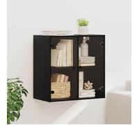 vidaXL Meuble mural Chêne noir 68 x 37 x 68,5 cm Bois d'ingénierie