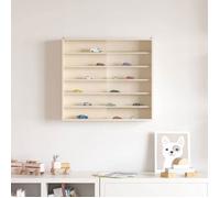Vitrine - argentier - vaisselier Vidaxl Vitrine Murale avec étagère Beige 60 x 8 5 x 54 cm Contreplaqué