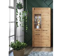 Vitrine "Artis" 92Cm Artisan Chêne MDF
