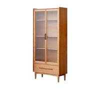 Vitrine Bibliothèque de bureau, étagère rangement, meuble for salon, armoire murale, tiroirs, portes vitrées Bibliothèque