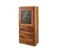 Vitrine - Bois Massif de Palissandre laqué (Noisette) - Toronto #208
