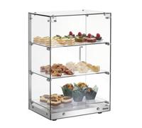 Vitrine buffet - BARTSCHER - 3850 3E-K - 3 niveaux - Argenté - Verre et Acier inoxydable