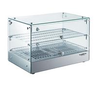 Vitrine chaude 2 niveaux 80 Litres