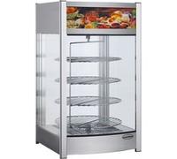 Vitrine Chaude 4 Etages Rotatifs Combisteel Inox G