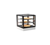 Vitrine Chaude 4 faces Série Sahara Integra base 60 Accès Frontal avec Option GRAB&GO et Arrière 2 Etagères