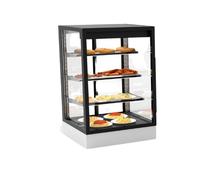 Vitrine Chaude 4 faces Série Sahara Integra base 60 - Accès Frontal avec Option GRAB&GO et Arrière - 3 Etagères - Sayl