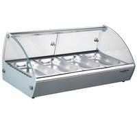 Vitrine chaude 4 x GN 1/3