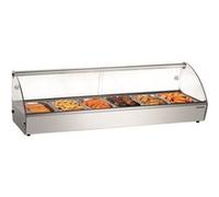 Vitrine chaude 6 x GN 1/3 Bartscher Multicolore G