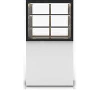 Vitrine Chaude à 4 Faces avec Base 60 Serie Integra 600 x 600 x 1400 mm et Sans Accès Frontal