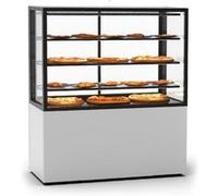 Vitrine Chaude avec Base 120 1200 x 600 x 1400 mm et avec Accès Frontal 3 étagères Réglables Sayl