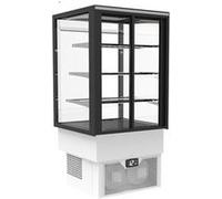Vitrine Chaude avec Base 60 Integra drop in Série Sahara 2 Etagères Sayl Noir G
