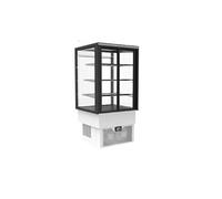 Vitrine Chaude avec Base 60 Integra drop in Série Sahara 3 Etagères Accès Frontal GRAB&GO et Arrière
