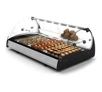 Vitrine Chaude Chaleur Sèche Série SPLENDID - 690 à 1020 mm - SAYL - - Acier inoxydable690 mm 690x650x420mm Inox