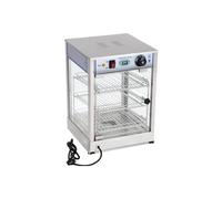 Vitrine Chaude De Comptoir / Presentoir Chauffant - Acier Inox & Verre Trempé