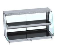 Vitrine Chaude Drop In Courbée Plaque Vitrocéramique Noire 3 à 5 x GN 1/1