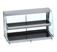 Vitrine Chaude Drop In Courbée Plaque Vitrocéramique Noire 3 à 5 x GN 1/1