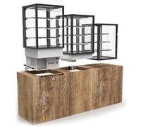 Vitrine Chaude Drop in Integra 3 Niveaux 600x600 mm SAYL 1 G