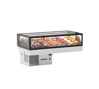 Vitrine Chaude Neutre Série Integra drop in Sahara Accès Arrière Double Etagères LED