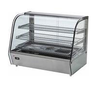 Vitrine chaude professionnelle - 160 litres - L2G - - Acier inoxydable