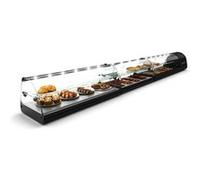 Vitrine Chaude Sahara Deux Etagères 840 à 1190 mm SAYL Blanc G