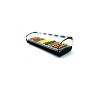 Vitrine Chaude Sahara Série SHARK - 840 à 1190 mm - - Avec éclairage LED - Acier inoxydable840 mm 840x395x270mm