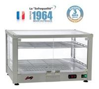 Vitrine chaude ventilée 3 niveaux Sofraca Inox G