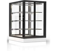 Vitrine Chaude Vitrée Série Integra 3 Niveaux et 2 Portes - 600x900 mm - SAYL - - 2 600x600x900mm Inox G