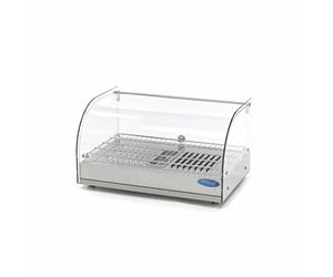 Vitrine chauffante 25 l 55 cm de large avec 1 niveau - Armoire chauffante - Professionnel - Gastronomie - Vitrine chauffante - 800 W