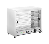 Vitrine chauffante - 54 cm - Royal Catering - 1,000 W - 3 grilles