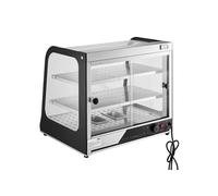 - Vitrine Chauffante Commerciale à 2 Niveaux Présentoir Pizza avec Pince
