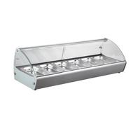 Vitrine chauffante - PESAGE MB - 68 L - Service arrière - 6x GN1/3 - 30-90°C