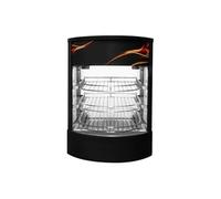 Vitrine Chauffante pour Pizzas & Aliments 220-240V 500W 3 Niveaux