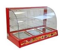 Vitrine chauffe-plats électrique 90cm Rouge G