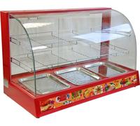 Vitrine chauffée électrique Chauffe-plats de cuisine Chauffe-buffet