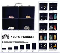 Sammelvitrinen ALU Maxi Flex 2 cases 235x133x64mm 2x 235x271x64mm Safe 5775-2