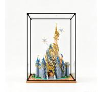 Vitrine compatible avec LE*GO 43222 Château de Cendrillon (bois - 3 mm)