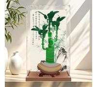 Vitrine d'affichage en acrylique HD pour LEGO 10344 Bambou porte-bonheur - Boîte d'exposition transparente, étui de rangement, protection anti-poussière (modèle non inclus) (B)