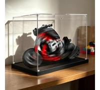 Vitrine d'affichage en acrylique HD pour moto LEGO 42132 2 en 1 - Boîte d'exposition transparente, étui de rangement, protection contre la poussière (modèle non inclus) (3 mm)