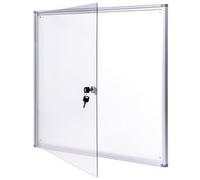 Vitrine d'affichage extraslim, 2 x A4, aluminium