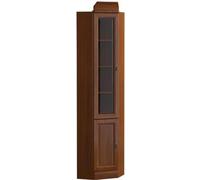 Vitrine d'angle Armoire en verre Armoire en bois Armoire d'objets Vitrine d'étagère