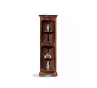 Vitrine d'angle Salon Meubles Buffet Bois Vitrines Armoire Brun Nouveau