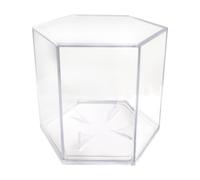 Vitrine de baseball - Acrylique - 9,8 x 9,5 x 9,9 cm - Boîte de collection de sport transparente - Étanche à la poussière - Base antidérapante - Boîte d'ombrage signée à la main - Support de balle de